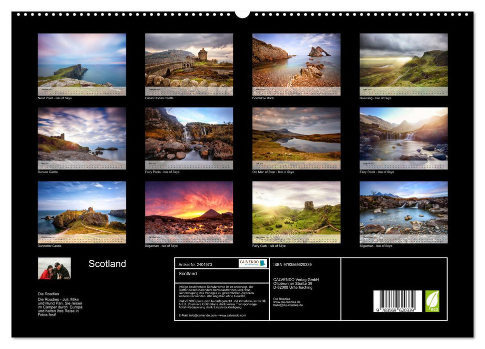 Scotland (CALVENDO Premium Wandkalender 2027)