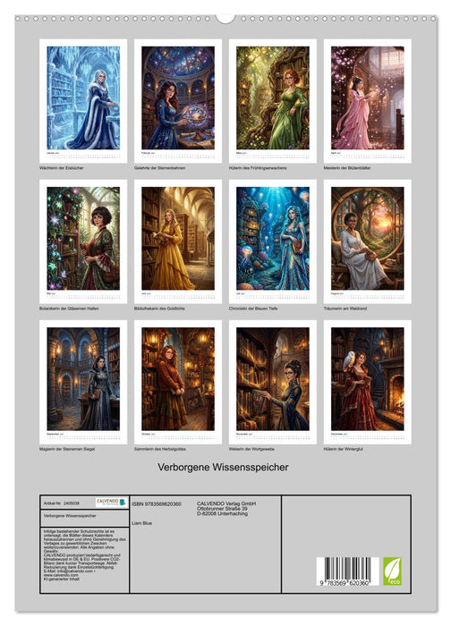Verborgene Wissensspeicher (CALVENDO Premium Wandkalender 2027)