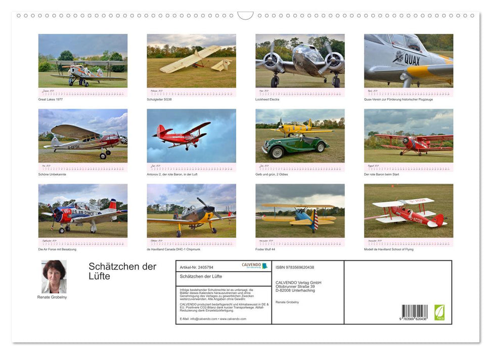 Schätzchen der Lüfte (CALVENDO Wandkalender 2027)