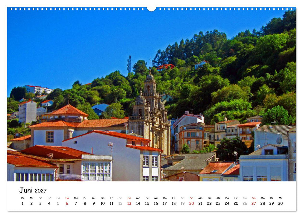 Jakobsweg - Camino Ingles (CALVENDO Wandkalender 2027)
