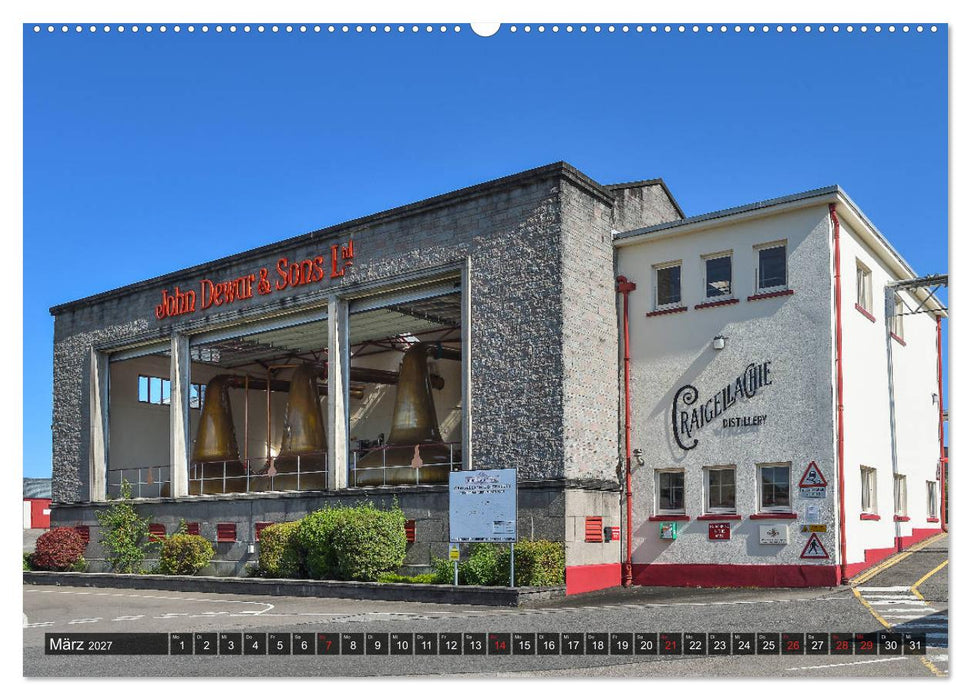 Whisky Distillery - Schottische Brennereien (CALVENDO Wandkalender 2027)