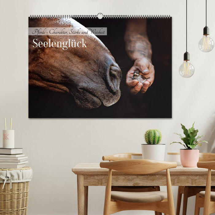 Seelenglück Kalender - Pferde - Charakter, Stärke, Weisheit (CALVENDO Wandkalender 2027)