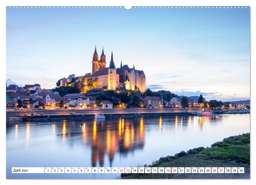 Elbetal Süd - Radland Deutschland (CALVENDO Wandkalender 2027)