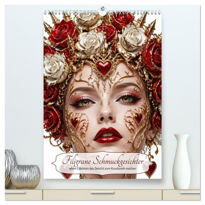 Filigrane Schmuckgesichter (CALVENDO Premium Wandkalender 2027)