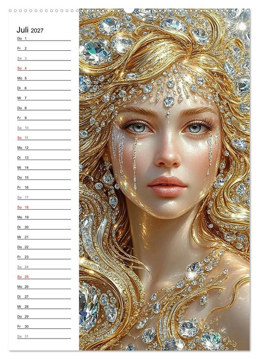 Filigrane Schmuckgesichter (CALVENDO Premium Wandkalender 2027)