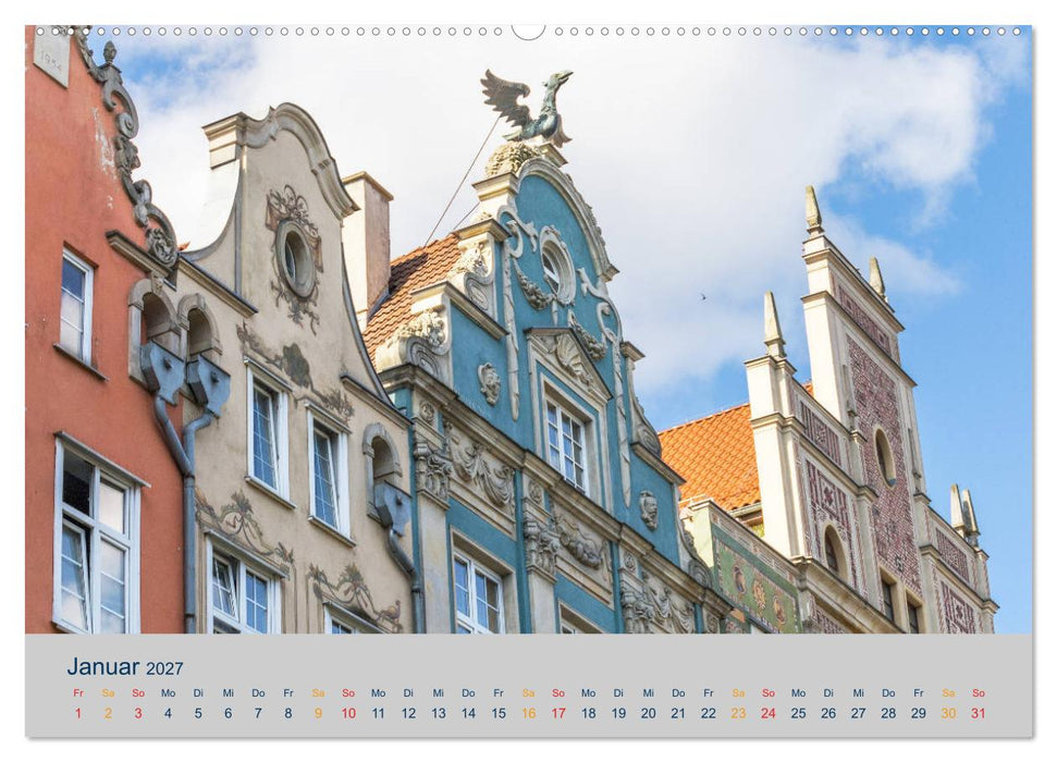 Charmante Baltische Städte entlang der Ostsee (CALVENDO Wandkalender 2027)