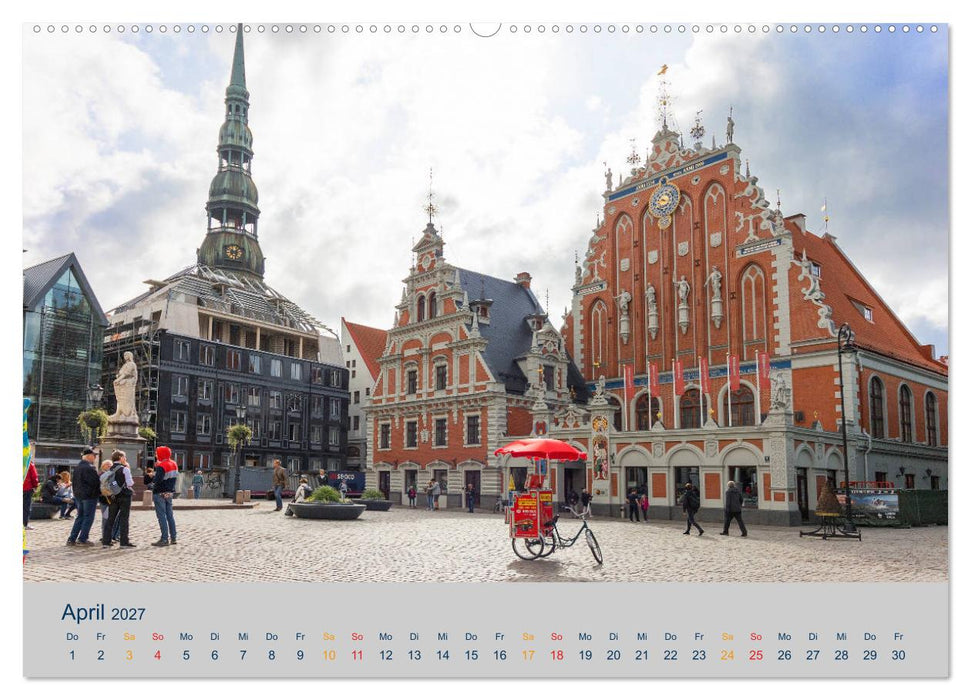 Charmante Baltische Städte entlang der Ostsee (CALVENDO Wandkalender 2027)