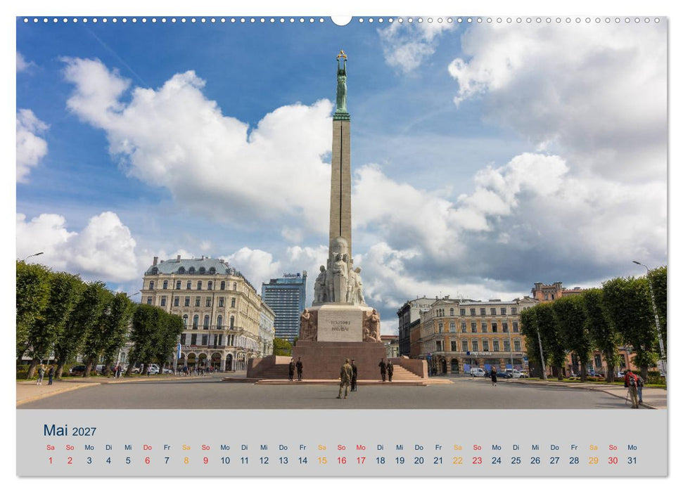 Charmante Baltische Städte entlang der Ostsee (CALVENDO Wandkalender 2027)