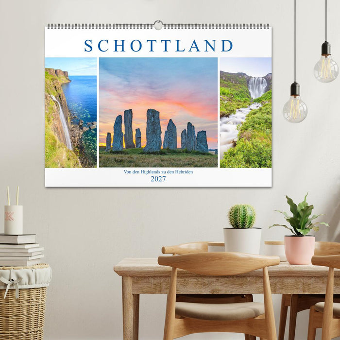 Von den Highlands zu den Hebriden (CALVENDO Wandkalender 2027)