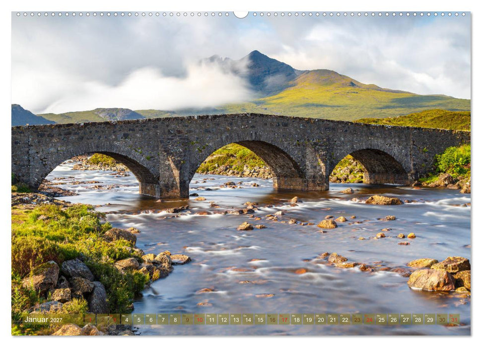Von den Highlands zu den Hebriden (CALVENDO Wandkalender 2027)