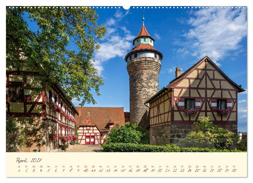 Burgen in Bayern Bayerns trutzige Vergangenheit (CALVENDO Premium Wandkalender 2027)