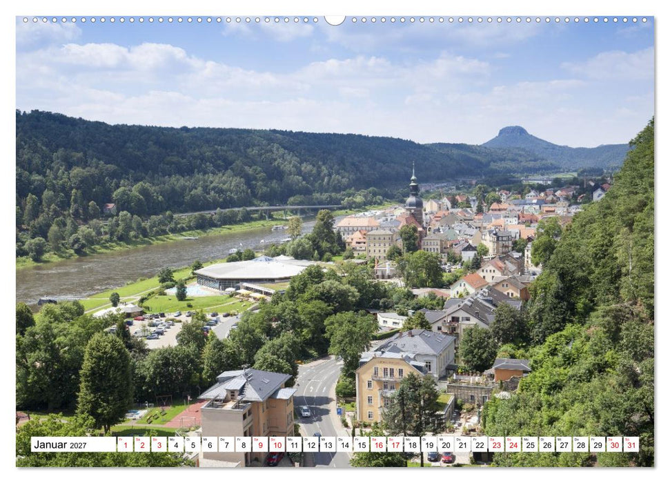 Elbetal Süd - Radland Deutschland (CALVENDO Premium Wandkalender 2027)