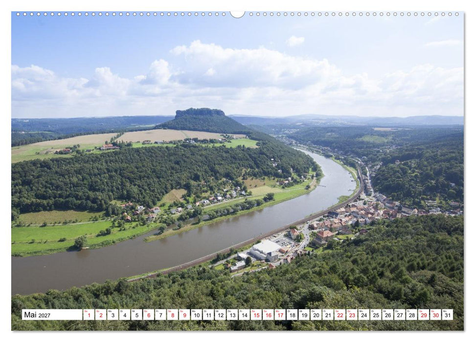 Elbetal Süd - Radland Deutschland (CALVENDO Premium Wandkalender 2027)