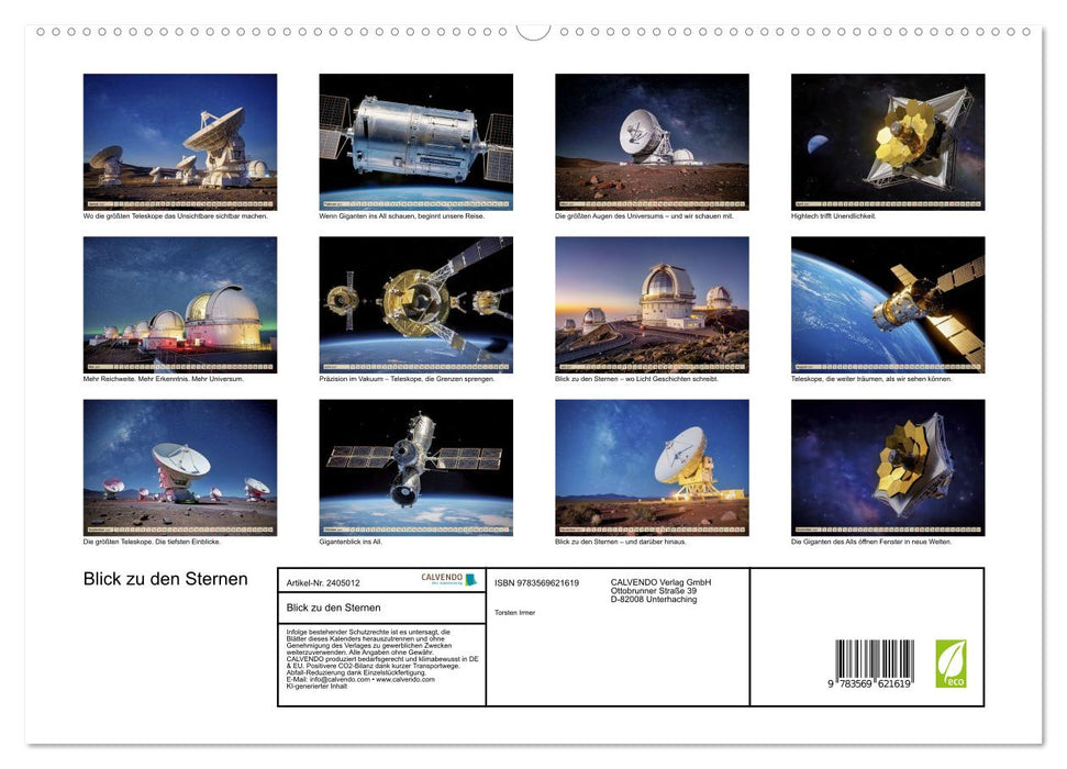 Blick zu den Sternen (CALVENDO Premium Wandkalender 2027)