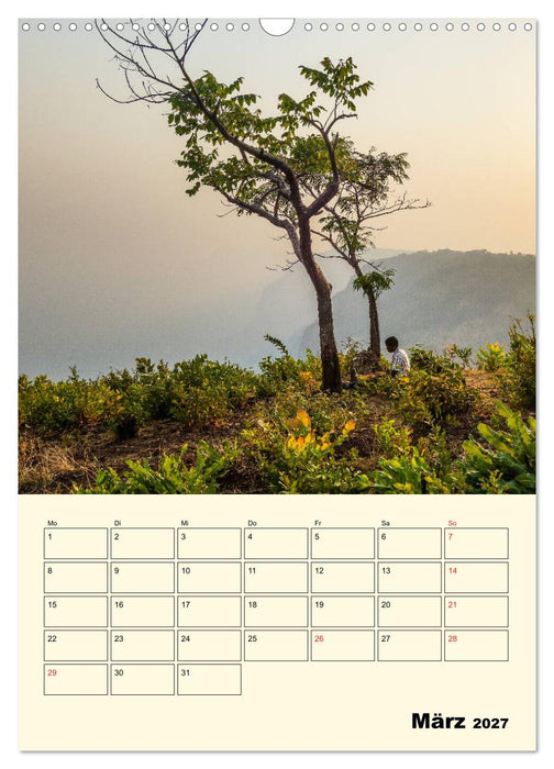 Lebendiges Westafrika - Mauretanien, Senegal, Guinea, Bissau (CALVENDO Wandkalender 2027)