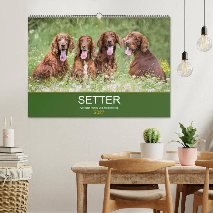 Setter - Geliebter Freund und Jagdkamerad (CALVENDO Wandkalender 2027)