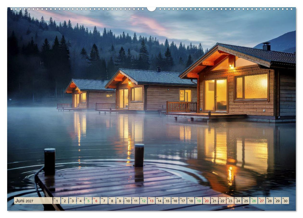 Gemütliche Hütten (CALVENDO Premium Wandkalender 2027)