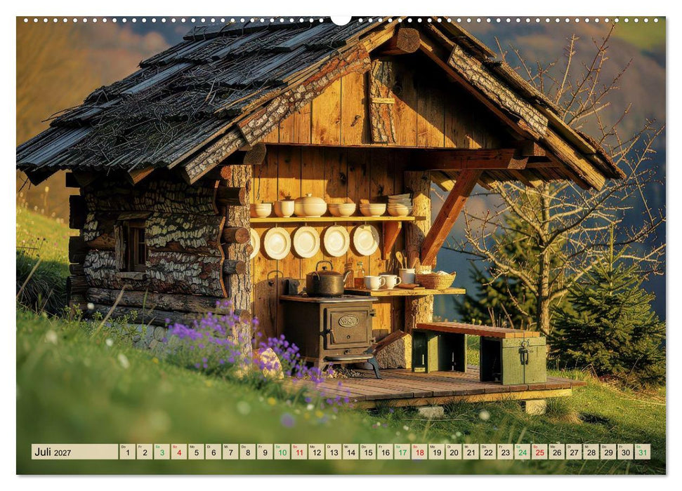 Gemütliche Hütten (CALVENDO Premium Wandkalender 2027)