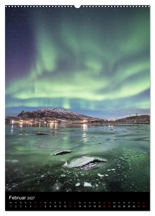 Nordlichtnächte (CALVENDO Premium Wandkalender 2027)