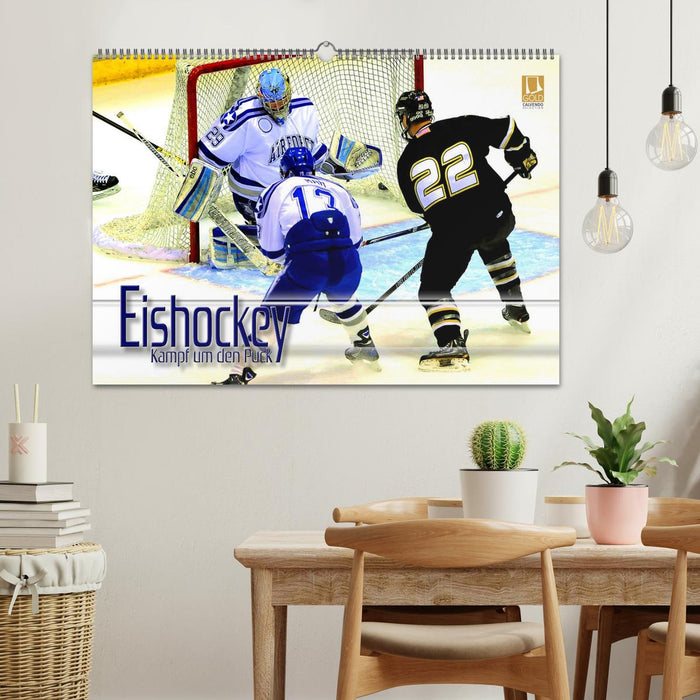 Eishockey - Kampf um den Puck (CALVENDO Wandkalender 2027)