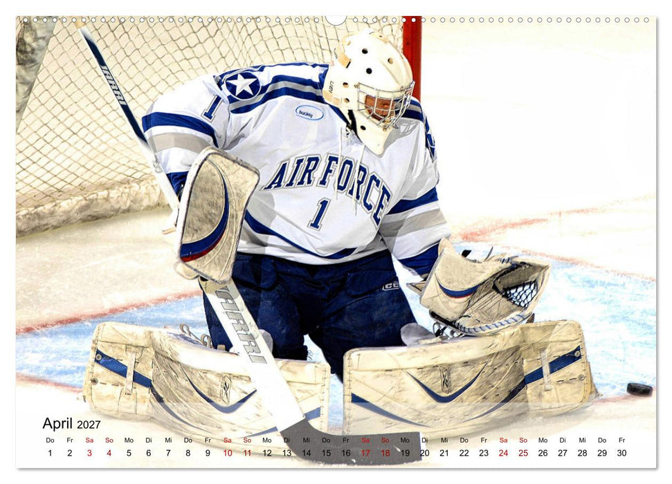 Eishockey - Kampf um den Puck (CALVENDO Wandkalender 2027)
