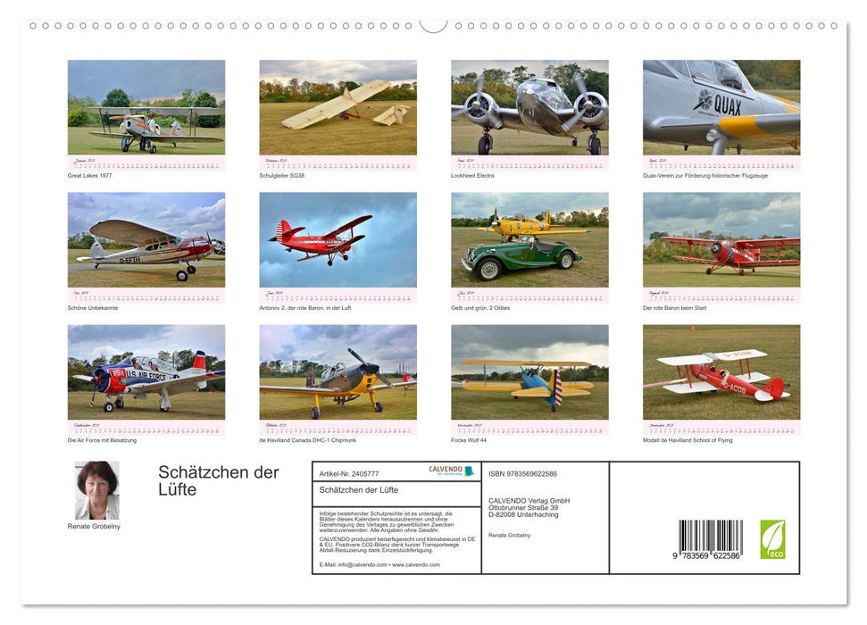 Schätzchen der Lüfte (CALVENDO Premium Wandkalender 2027)