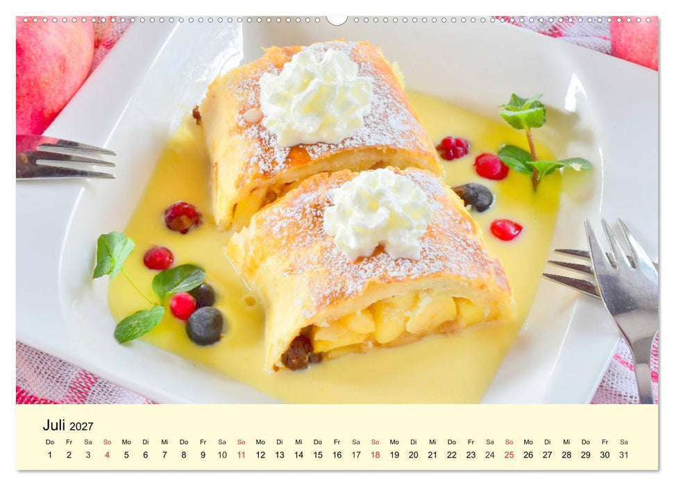Saftig-knackige Äpfel und köstliche Süßspeisen (CALVENDO Premium Wandkalender 2027)