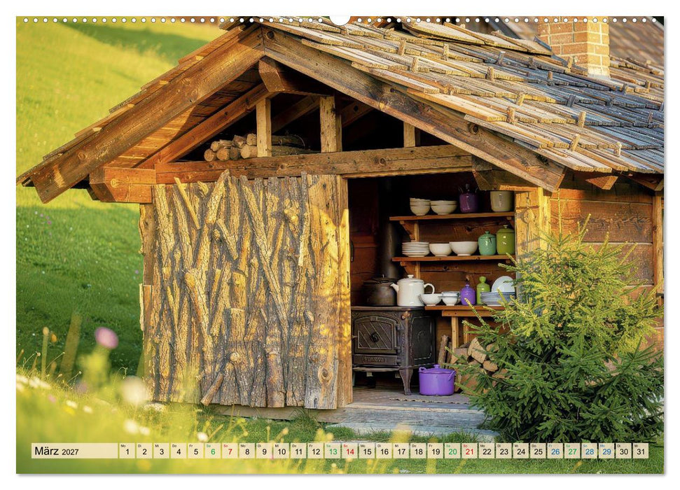 Gemütliche Hütten (CALVENDO Wandkalender 2027)