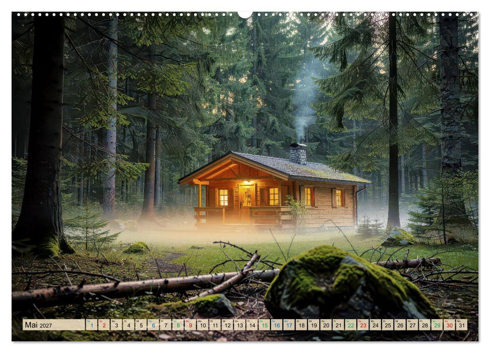 Gemütliche Hütten (CALVENDO Wandkalender 2027)