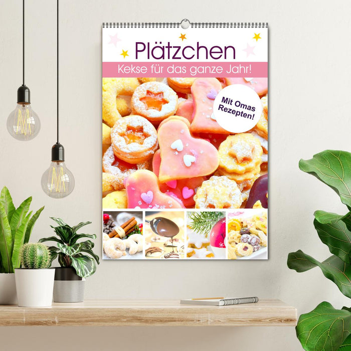 Plätzchen. Kekse für das ganze Jahr! (CALVENDO Wandkalender 2027)