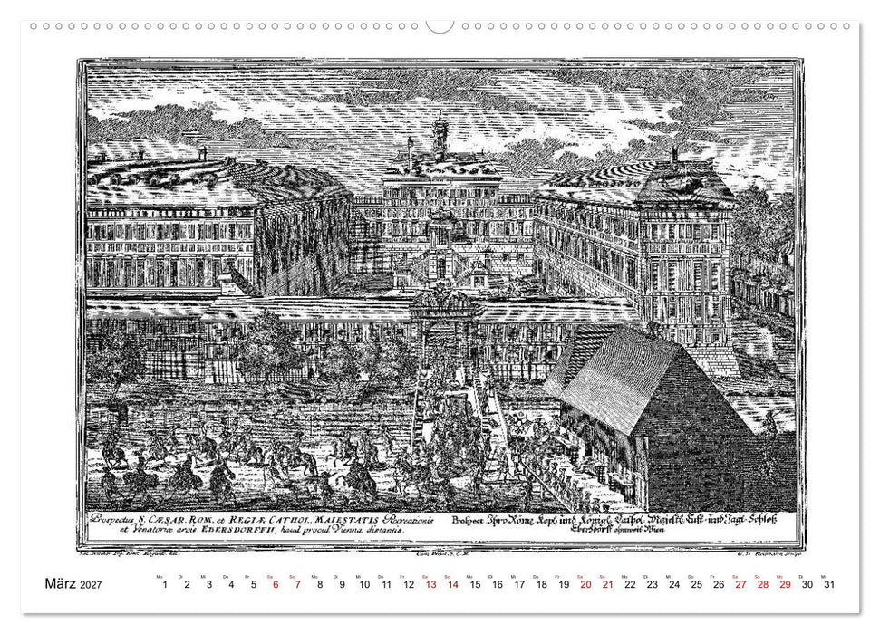 TU FELIX AUSTRIA - Wien in alten Ansichten (CALVENDO Premium Wandkalender 2027)