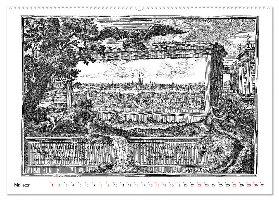 TU FELIX AUSTRIA - Wien in alten Ansichten (CALVENDO Premium Wandkalender 2027)