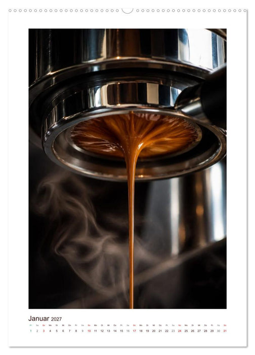 Kaffeekunst und Röst-Aroma (CALVENDO Premium Wandkalender 2027)