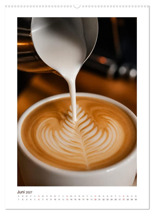 Kaffeekunst und Röst-Aroma (CALVENDO Premium Wandkalender 2027)