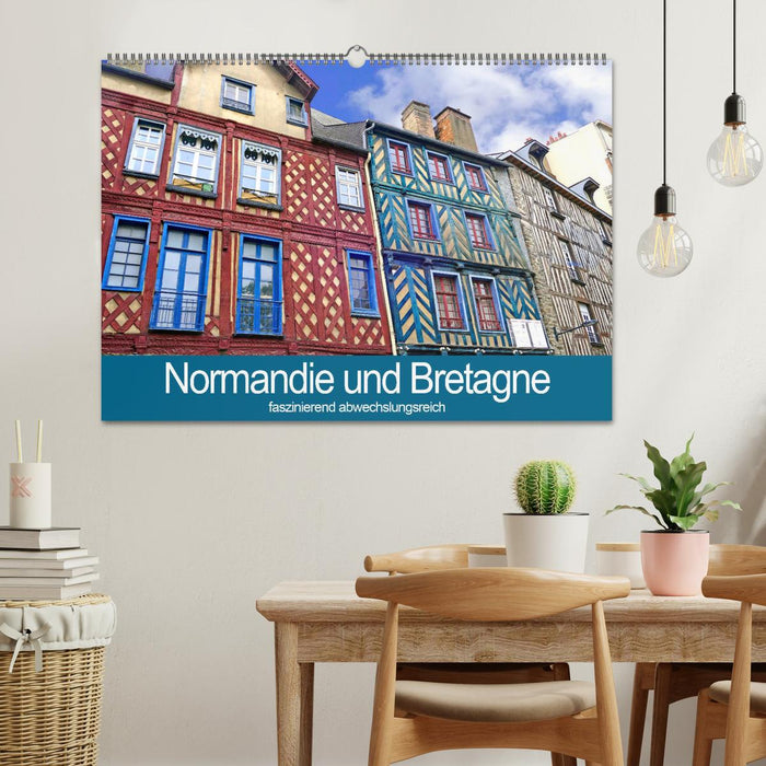 Normandie und Bretagne-faszinierend abwechslungsreich (CALVENDO Wandkalender 2027)