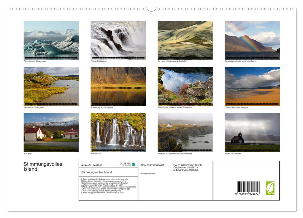 Stimmungsvolles Island (CALVENDO Premium Wandkalender 2027)