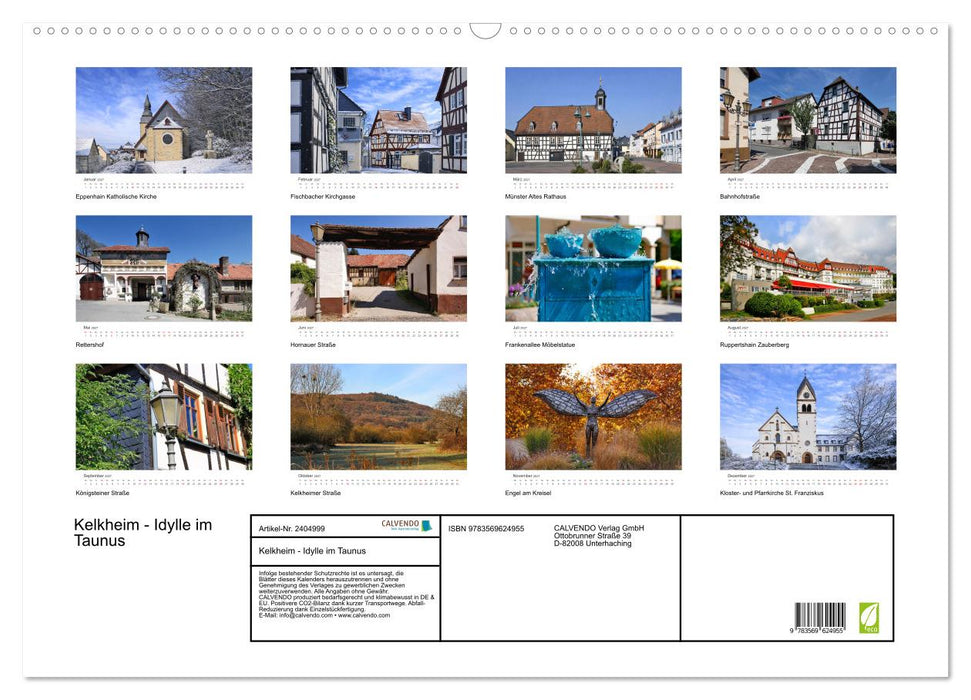 Kelkheim - Idylle im Taunus (CALVENDO Wandkalender 2027)