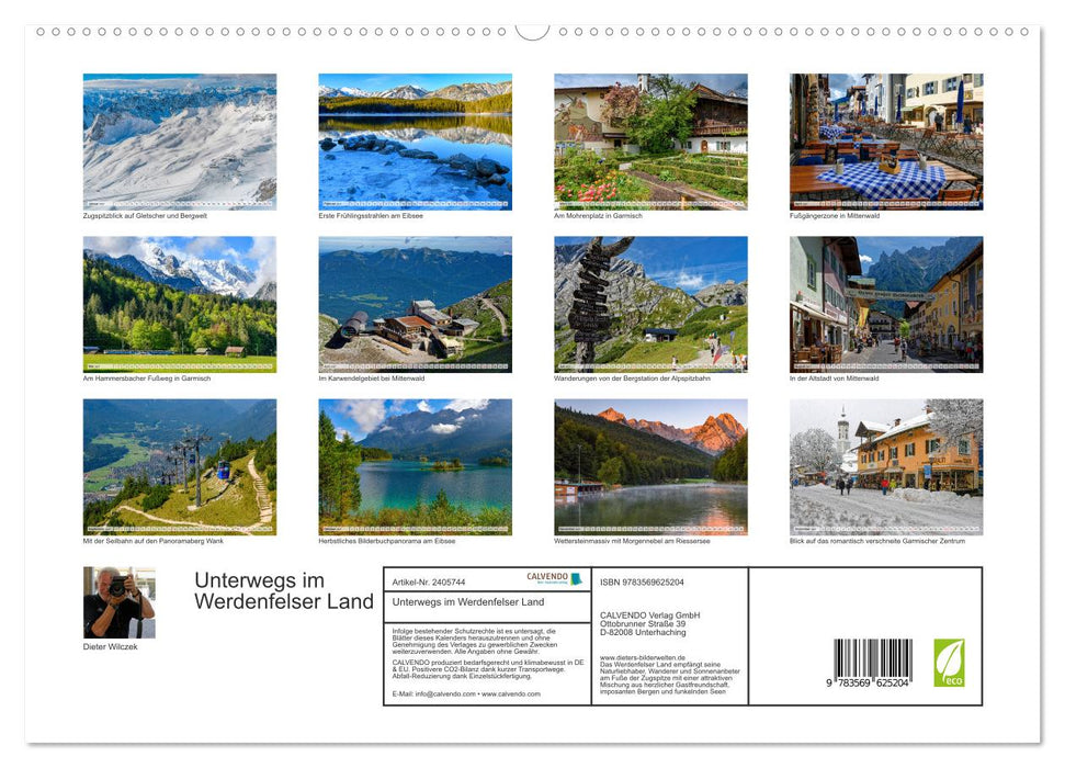 Unterwegs im Werdenfelser Land (CALVENDO Premium Wandkalender 2027)