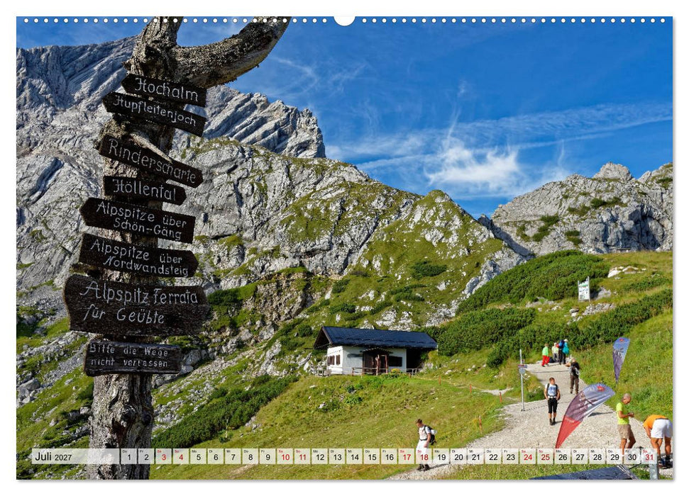 Unterwegs im Werdenfelser Land (CALVENDO Premium Wandkalender 2027)