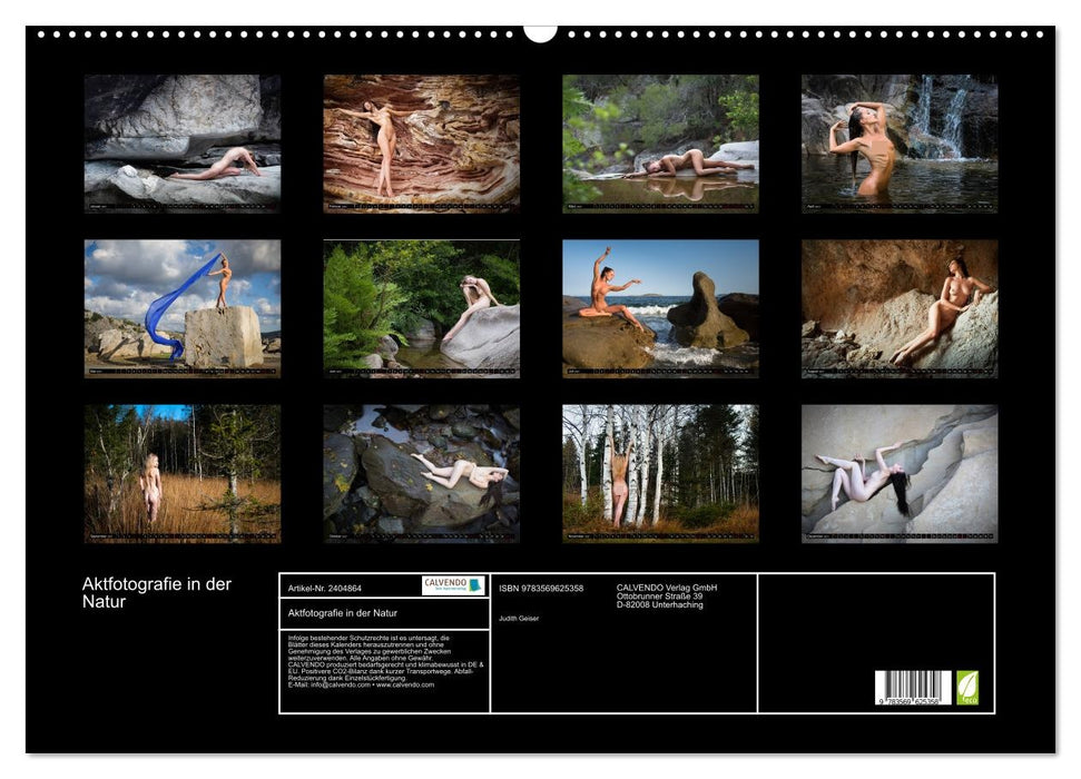 Aktfotografie in der Natur (CALVENDO Wandkalender 2027)