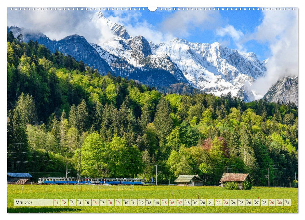 Unterwegs im Werdenfelser Land (CALVENDO Wandkalender 2027)