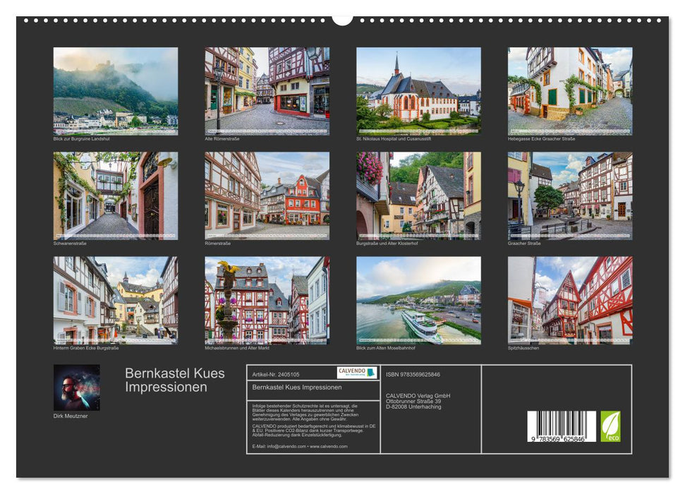 Bernkastel Kues Impressionen (CALVENDO Premium Wandkalender 2027)
