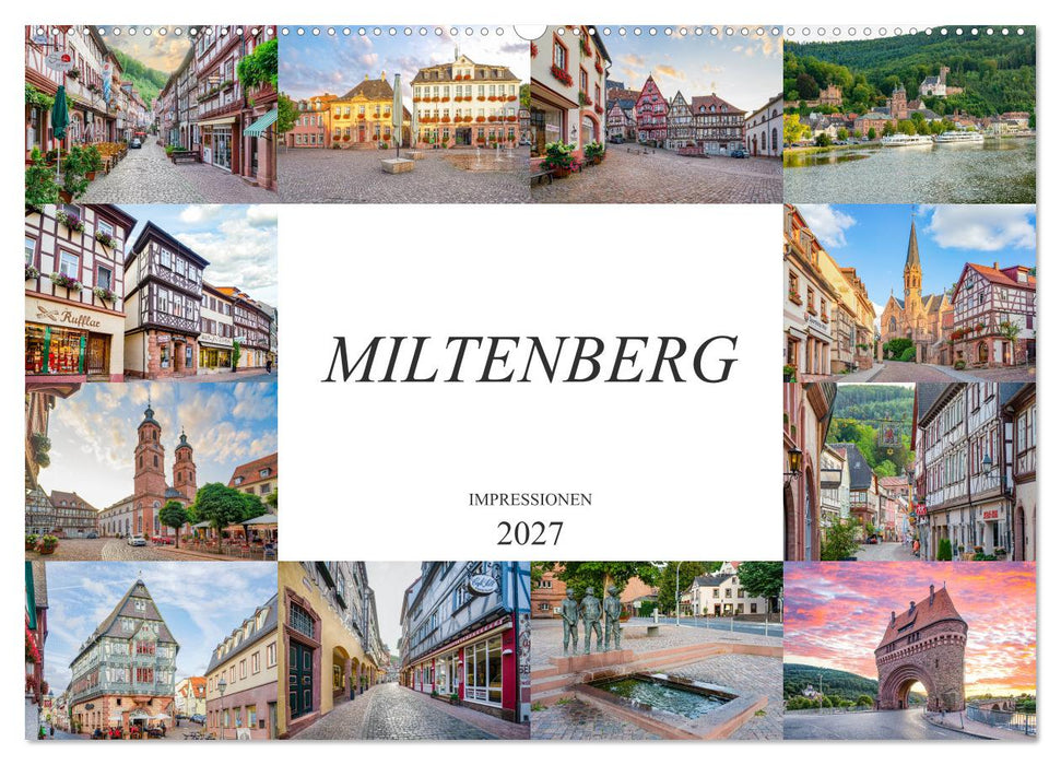 Miltenberg Impressionen (CALVENDO Wandkalender 2027)