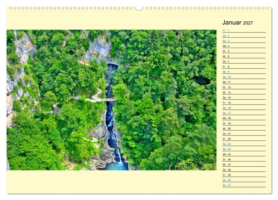 Slowenien - Impressionen eines Naturjuwels (CALVENDO Wandkalender 2027)