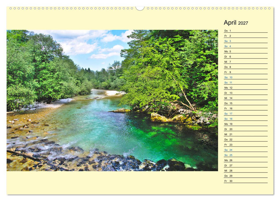 Slowenien - Impressionen eines Naturjuwels (CALVENDO Wandkalender 2027)