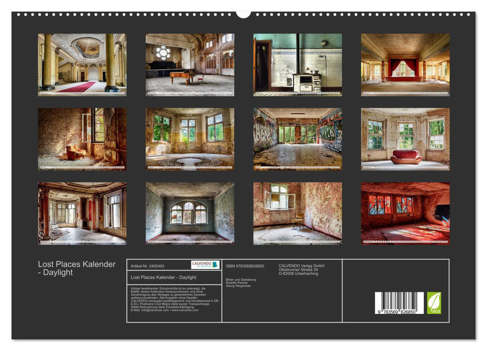 Lost Places Kalender - Daylight (CALVENDO Premium Wandkalender 2027)