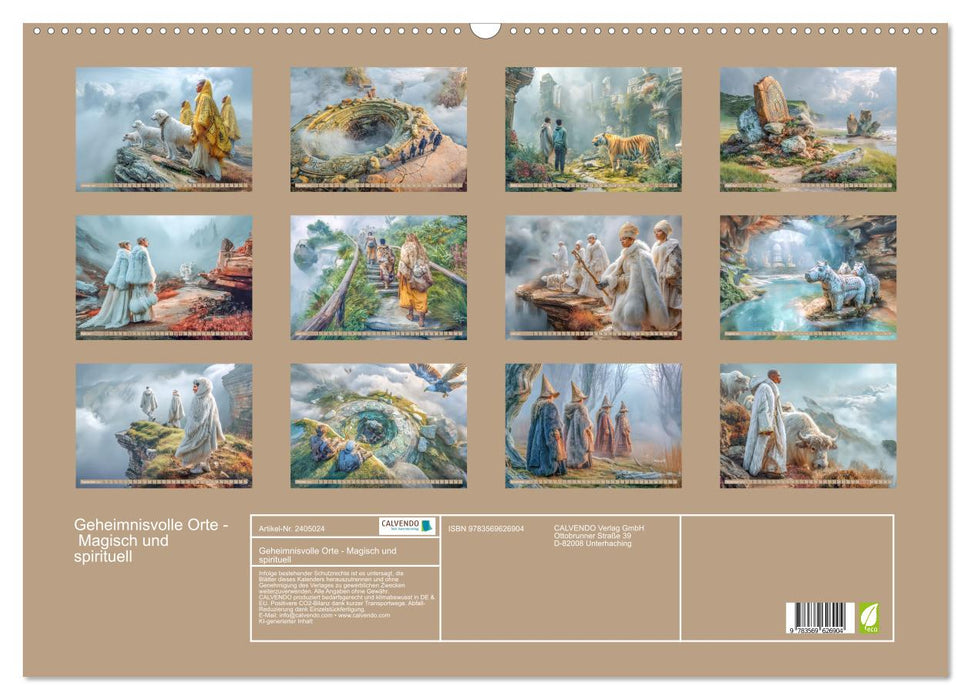 Geheimnisvolle Orte - Magisch und spirituell (CALVENDO Wandkalender 2027)