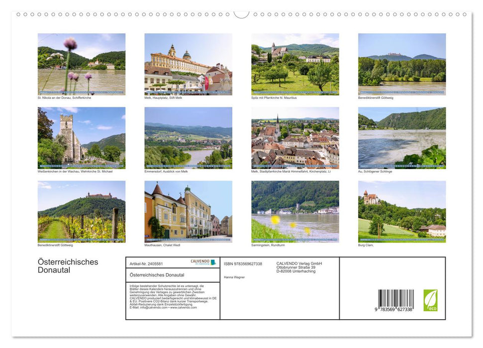 Österreichisches Donautal (CALVENDO Premium Wandkalender 2027)