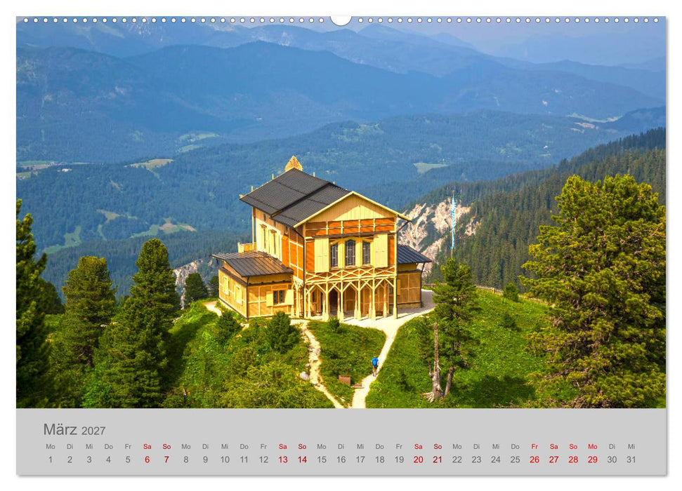 Garmisch-Partenkirchen Werdenfelser Land (CALVENDO Wandkalender 2027)