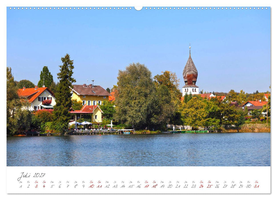 Das Fünf-Seen-Land Oberbayern (CALVENDO Premium Wandkalender 2027)
